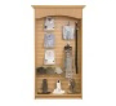 Click Here To Enlarge This Photo Of Loxley Open Front Display Unit with 4 Glass Shelves