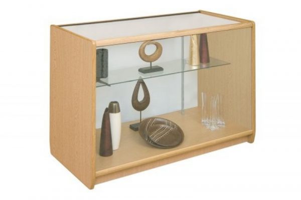 Click Here To Enlarge This Photo Of Loxley Glass Front Glass Top Full Vision Display Counter