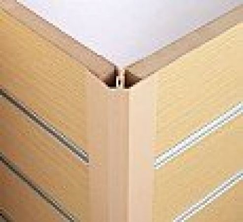 Click Here To Enlarge This Photo Of Slatwall 2-Piece Corner Quadrant &vert; Profile