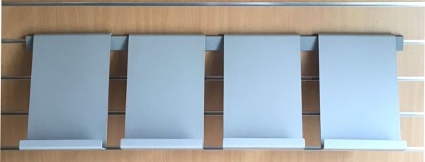 Click Here To Enlarge This Photo Of Aluminium Brochure Holders with Rails