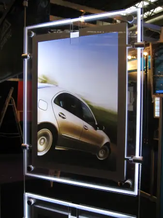 Click Here To Enlarge This Photo Of A4 Triple Landscape Light Panels Bevelled Edge