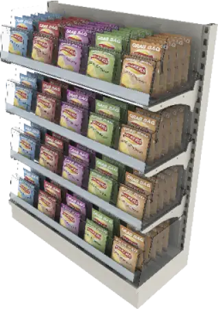 Click Here To Enlarge This Photo Of Bartuf 350mm Deep Individual Flangle Shelves