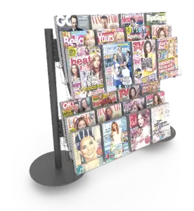 Bartuf Queue Management 3 Tier Magazine Display