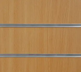 Beech Slatwall Panels - 2400mm x 1200mm